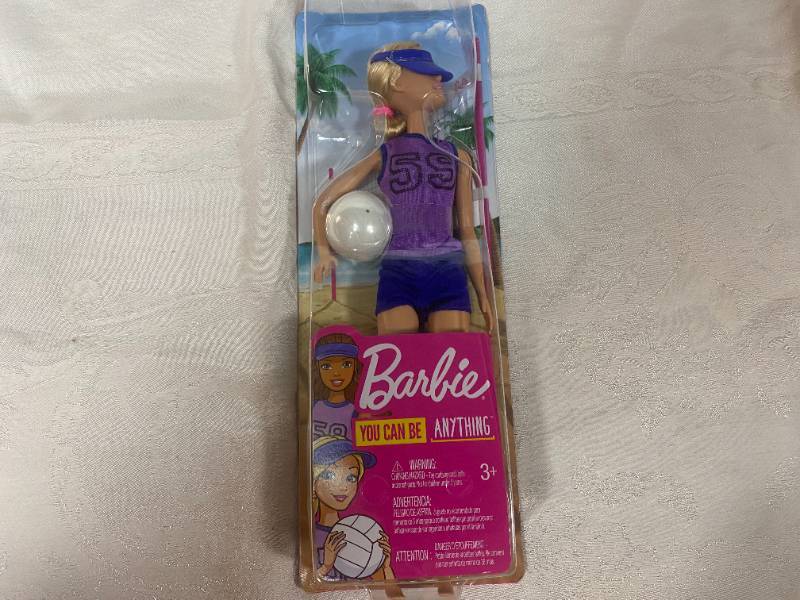 Barbie Beach Volleyball Player Doll, You Can Do Anything by Mattel