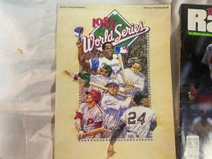 lot 84 image: Collectible Minnesota Twins Programs and Magazines