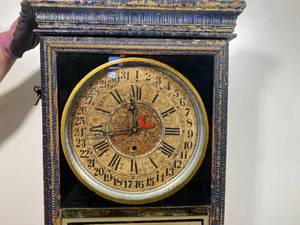 lot 2 image: Vintage Regulator Clock