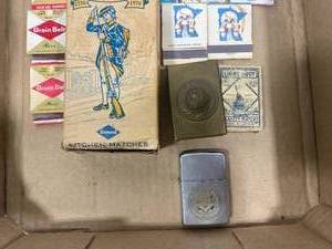 lot 126 image: Matchbooks, Match Boxes and Lighters