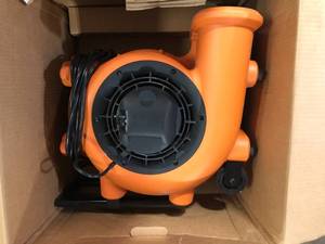 RIDGID 1625 CFM 3-Speed Portable Blower Fan Air Mover with Collapsible Handle and Rear Wheels for Water Damage Restoration Customer Returns See Pictures