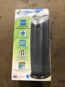 GermGuardian 4-in-1 True HEPA Air Purifier with UV Sanitizer and Odor Reduction, 22 in. Tower Customer Returns See Pictures