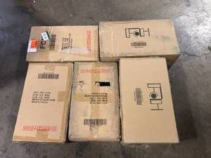 Lot of small Garage Storage Shelving Unit Costumer Returns See Pics