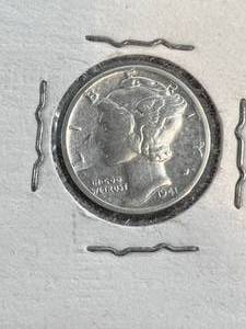 1941-D US MERCURY DIME