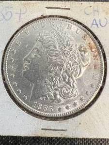 1885 US MORGAN SILVER DOLLAR