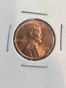 1955-S US WHEAT CENT BU