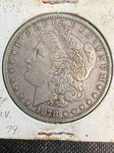 1878 US MORGAN SILVER DOLLAR