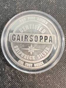 1 TROY OZ .999 FINE SILVER SS GAIRSOPPA ROUND
