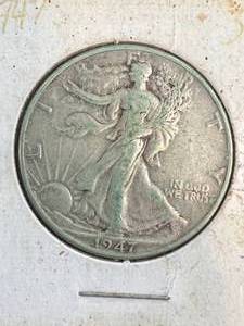 1947 US WALKING LIBERTY HALF DOLLAR