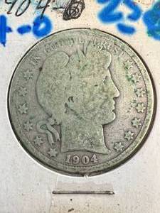 1904-O US BARBER HALF DOLLAR