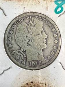 1912 US BARBER HALF DOLLAR