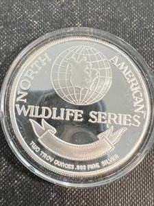 2 TROY OZ .999 FINE SILVER CANADA GOOSE ROUND IN AIRTITE