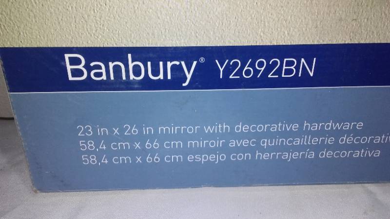 lot 488 image: Moen Branbury bathroom mirrors (2))