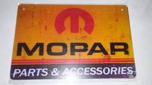 lot 219 image: Mopar Metal Sign.