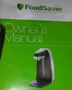 lot 248 image: Food Saver Machine With Manual.