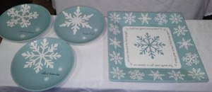 lot 252 image: Blessing Silent Wonder Plate Set.