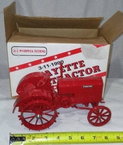 lot 296 image: McCormic Deering Lafayette Show Tractor. Rare