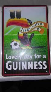 lot 355 image: Guinness, Ireland Beer Metal Sign