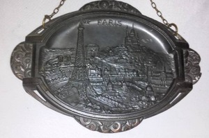 lot 369 image: Vintage Heavy Cast Wall Hanger. - Paris
