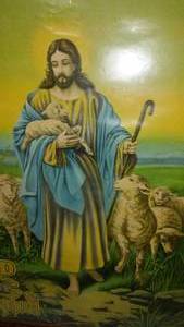 lot 405 image: The Lord Is My Shepherd Print.