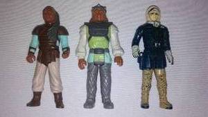 lot 441 image: Star Wars Figures (3).  Weequay, Nikto , Han Solo Hoth