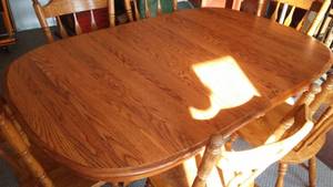 lot 443 image: Dining Set, Table, Chairs (6).