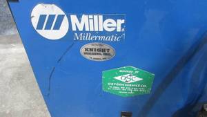 lot 2 image: Miller Wire Feed Welder