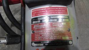 lot 12 image: Milwaukee Heavy Duty SanderGrinder