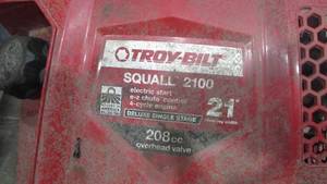 lot 16 image: Troy Built Snow Blower
