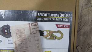 lot 41 image: NIB 6 Self Retracting Lifeline
