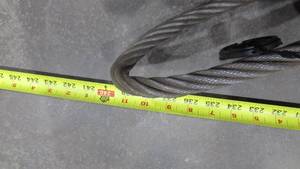 lot 54 image: (2) Very Heavy Duty Cables