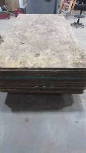 lot 56 image: (35) Sheets of used 4x 8 OSB