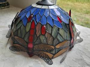 lot 126 image: Dragonfly Tiffany Shade Modern Construction