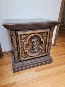 lot 132 image: Robust French Facade Side Table