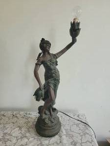 lot 107C image: Resin Moreau Nouveau Lady Liberty