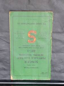 lot 82 image: Vintage Singer Electric Sewing Machine 221-1