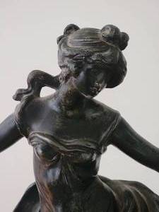 lot 73B3 image: French Art Nouveau Statuette - Egalite