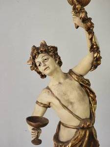 lot 73B6 image: French Vintage Art Lamp - Louis Moreau - Dionysus
