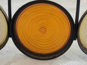 lot 88A8 image: Cool Vintage MCM Hanging Light Fixture