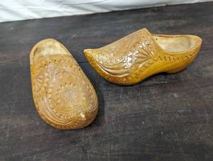 Pair Of Wooden Clogs