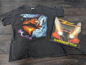Vintage ZZ Top Tour Shirt And Tour Ephemera