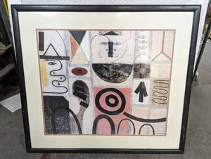 Framed Adolph Gottlieb Print