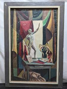 Hand Painted Scene on Canvas
