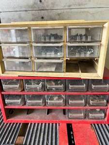 lot 23 image: 3 Storage Organizers with Contents