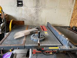 lot 24 image: 10 Craftsman Table Saw