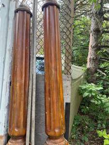lot 58 image: Wood Carved Columns