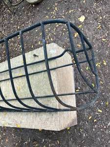 lot 73 image: Black Metal Plant Holder