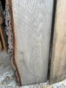 lot 97 image: Oak Live Edge Wood Pieces