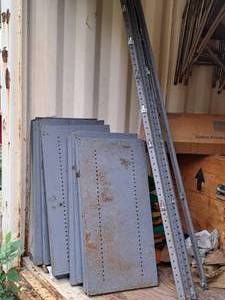 lot 84 image: Lot of  Metal Shelving