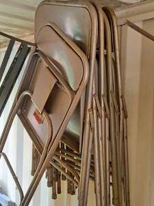 lot 89 image: Lot of (6) Metal Folding Chairs